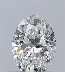 Picture of Natural Diamond 0.40 Carats, Oval with  Cut, F Color, VVS1 Clarity and Certified by GIA