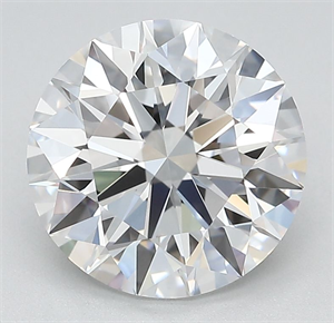 Picture of Lab Grown Diamond 3.19 Carats, Round with Ideal Cut, D Color, IF Clarity and Certified by IGI