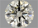 Diamante Natural 0.74 quilates, Redondo , Color M, claridad VVS2 y certificado GIA