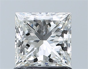 Picture of Natural Diamond 1.00 Carats, Princess with  Cut, H Color, VVS2 Clarity and Certified by GIA