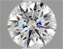 Natural Diamond 0.41 Carats, Round with Excellent Cut, G Color, IF Clarity and Certified by GIA