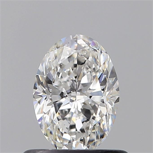 Picture of Natural Diamond 0.60 Carats, Oval with  Cut, D Color, SI2 Clarity and Certified by GIA