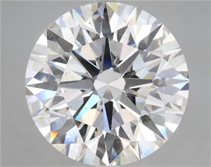 Picture of Lab Grown Diamond 10.10 Carats, Round with Ideal Cut, G Color, VS2 Clarity and Certified by IGI