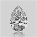 Natural Diamond 1.20 Carats, Pear with  Cut, G Color, VVS2 Clarity and Certified by GIA