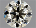 Natural Diamond 1.38 Carats, Round with Excellent Cut, L Color, SI1 Clarity and Certified by GIA
