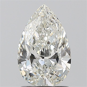 Picture of Natural Diamond 1.20 Carats, Pear with  Cut, I Color, SI2 Clarity and Certified by GIA