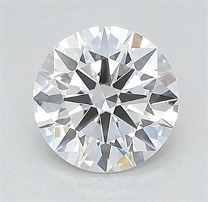 Picture of Lab Grown Diamond 1.09 Carats, Round with Ideal Cut, D Color, VVS2 Clarity and Certified by IGI
