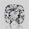 Diamante Natural 0.51 quilates, Del cojín , Color F, claridad VS2 y certificado GIA