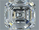 Natural Diamond 1.02 Carats, Asscher with  Cut, F Color, VVS2 Clarity and Certified by GIA