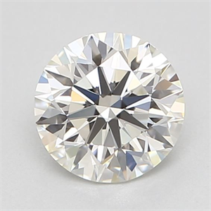 Picture of Natural Diamond 0.40 Carats, Round with Excellent Cut, J Color, VVS2 Clarity and Certified by GIA