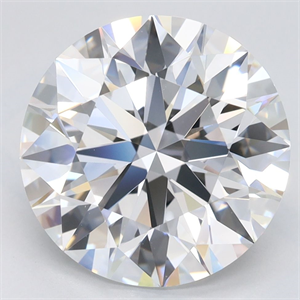 Picture of Lab Grown Diamond 4.33 Carats, Round with Excellent Cut, D Color, VVS2 Clarity and Certified by GIA