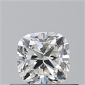 Diamante Natural 0.51 quilates, Del cojín , Color H, claridad VVS2 y certificado GIA