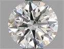 Lab Grown Diamond 1.10 Carats, Round with Ideal Cut, F Color, VVS2 Clarity and Certified by IGI