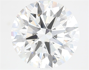 Picture of Lab Grown Diamond 7.08 Carats, Round with Ideal Cut, G Color, VS2 Clarity and Certified by IGI