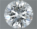 Natural Diamond 1.56 Carats, Round with Excellent Cut, F Color, VVS2 Clarity and Certified by GIA