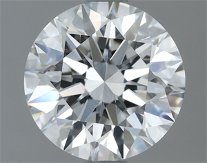 Picture of Natural Diamond 1.56 Carats, Round with Excellent Cut, F Color, VVS2 Clarity and Certified by GIA