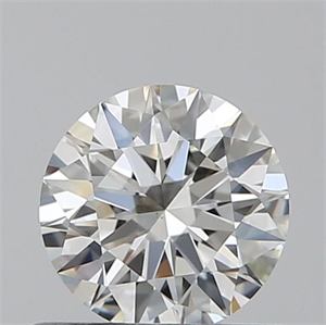 Picture of Natural Diamond 0.51 Carats, Round with Excellent Cut, H Color, VS2 Clarity and Certified by GIA