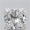 Diamante Natural 1.20 quilates, Princesa , Color E, claridad SI2 y certificado GIA