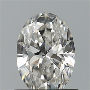 Picture of Natural Diamond 0.56 Carats, Oval with  Cut, G Color, VVS2 Clarity and Certified by GIA