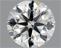 Diamante Natural 0.53 quilates, Redondo , Color H, claridad VS1 y certificado GIA