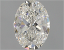 Diamante Natural 0.82 quilates, Ovalado , Color G, claridad VVS2 y certificado GIA