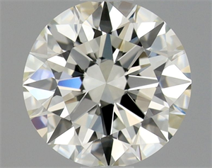 Picture of Natural Diamond 0.70 Carats, Round with Excellent Cut, K Color, VVS1 Clarity and Certified by GIA