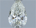 Natural Diamond 0.96 Carats, Pear with  Cut, I Color, VS1 Clarity and Certified by IGI