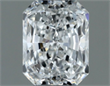 Natural Diamond 0.51 Carats, Radiant with  Cut, F Color, VVS1 Clarity and Certified by GIA