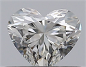 Natural Diamond 0.41 Carats, Heart with  Cut, H Color, VS1 Clarity and Certified by GIA