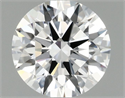 Lab Grown Diamond 0.97 Carats, Round with Ideal Cut, D Color, VVS2 Clarity and Certified by IGI