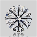 Natural Diamond 0.70 Carats, Round with Excellent Cut, D Color, VS2 Clarity and Certified by GIA