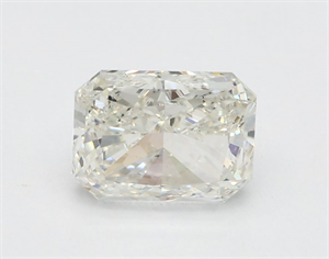 Picture of Natural Diamond 1.01 Carats, Radiant with  Cut, I Color, SI1 Clarity and Certified by GIA