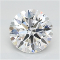 Lab Grown Diamond 0.95 Carats, Round with Ideal Cut, D Color, VVS1 Clarity and Certified by IGI