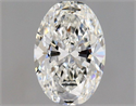 Natural Diamond 0.52 Carats, Oval with  Cut, H Color, VVS1 Clarity and Certified by GIA
