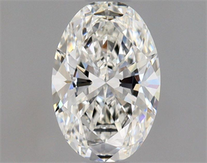 Picture of Natural Diamond 0.52 Carats, Oval with  Cut, H Color, VVS1 Clarity and Certified by GIA