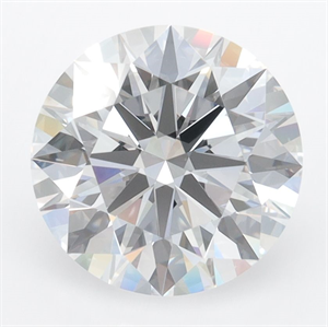 Picture of Lab Grown Diamond 3.28 Carats, Round with Ideal Cut, D Color, IF Clarity and Certified by IGI
