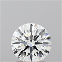 Lab Grown Diamond 1.24 Carats, Round with Ideal Cut, D Color, VVS2 Clarity and Certified by IGI