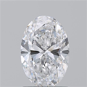 Picture of Natural Diamond 1.20 Carats, Oval with  Cut, D Color, SI1 Clarity and Certified by GIA