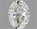 Natural Diamond 0.90 Carats, Oval with  Cut, G Color, VS2 Clarity and Certified by GIA