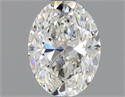 Natural Diamond 0.90 Carats, Oval with  Cut, G Color, VS2 Clarity and Certified by GIA
