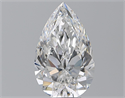 Diamante Natural 4.51 quilates, De pera , Color E, claridad VS1 y certificado GIA