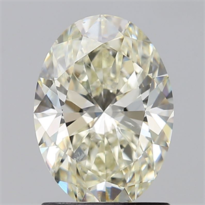 Foto Diamante Natural 1.50 quilates, Ovalado , Color L, claridad SI1 y certificado GIA de