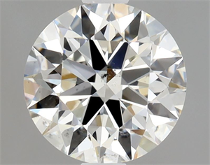 Picture of Natural Diamond 0.90 Carats, Round with Excellent Cut, H Color, SI1 Clarity and Certified by GIA