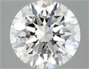 Lab Grown Diamond 2.54 Carats, Round with Excellent Cut, D Color, VVS2 Clarity and Certified by IGI