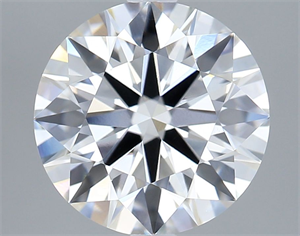 Picture of Lab Grown Diamond 3.04 Carats, Round with Ideal Cut, E Color, VVS1 Clarity and Certified by IGI