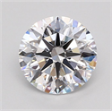 Lab Grown Diamond 2.05 Carats, Round with Ideal Cut, D Color, VVS1 Clarity and Certified by IGI