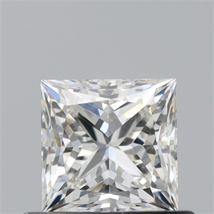 Picture of Natural Diamond 0.52 Carats, Princess with  Cut, I Color, VS2 Clarity and Certified by GIA