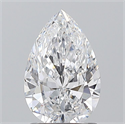 Diamante Natural 1.20 quilates, De pera , Color D, claridad VS2 y certificado GIA