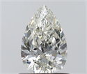 Natural Diamond 0.70 Carats, Pear with  Cut, H Color, VVS2 Clarity and Certified by IGI