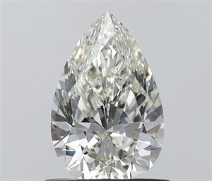 Picture of Natural Diamond 0.70 Carats, Pear with  Cut, H Color, VVS2 Clarity and Certified by IGI